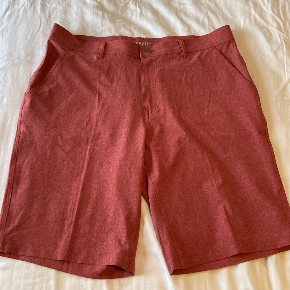 Cool Keep stretch performance shorts men’s size 36 RED